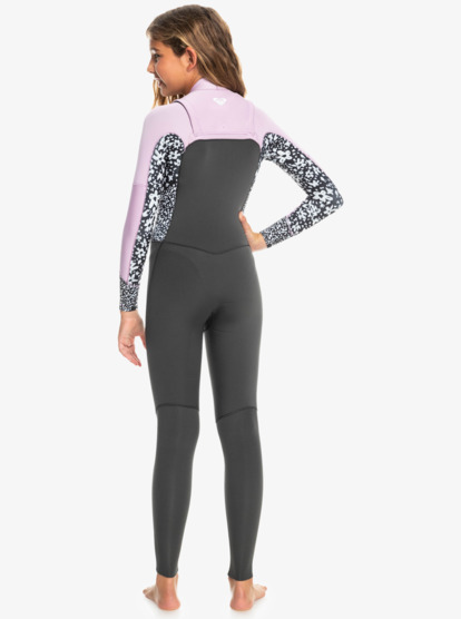 8 Girls 8-16 3/2mm Swell Series Chest Zip Wetsuit Multicolor ERGW103056 Roxy