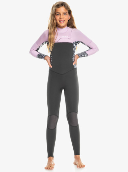 3 Girls 8-16 3/2mm Swell Series Chest Zip Wetsuit Multicolor ERGW103056 Roxy