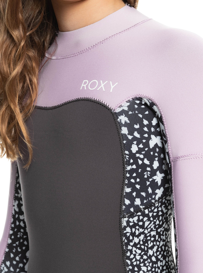 3 Girl's 8-16 4/3mmSwell Series Back Zip Wetsuit Multicolor ERGW103057 Roxy