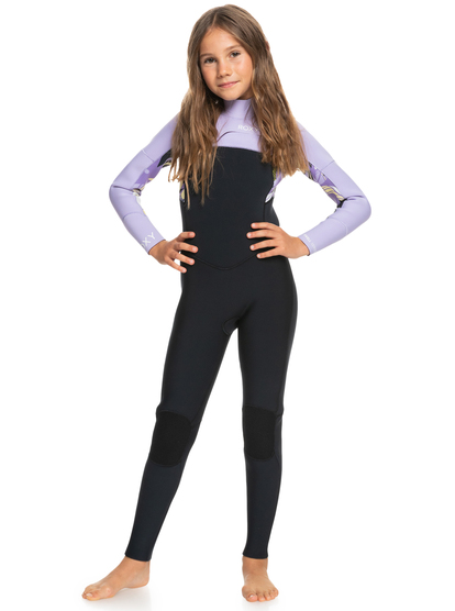 0 5/4/3mm Swell Series - Wetsuit met een Borstrits voor Meisjes Black ERGW103059 Roxy