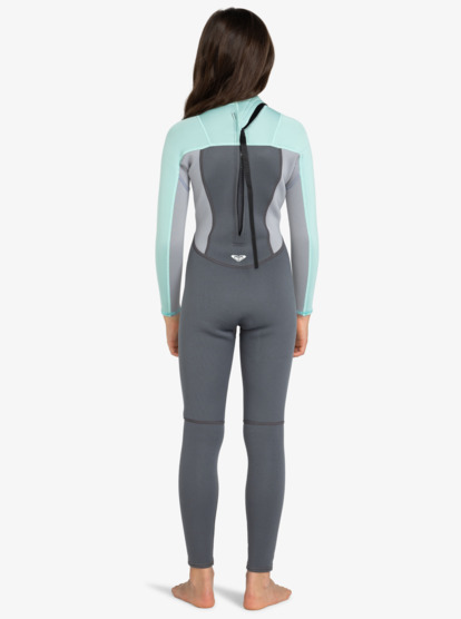 4 Girls 8-16 3/2mm Prologue Back Zip Wetsuit Green ERGW103065 Roxy