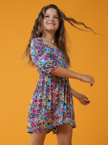4 A Friend Like You Romper For Girls Blue ERGWD03214 Roxy