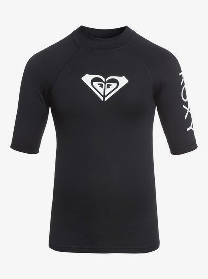Roxy Womens Whole Hearted Short Sleeve Rashguard