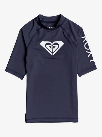 Roxy Girls Big Beach Classics Long Short Sleeve Rashguard