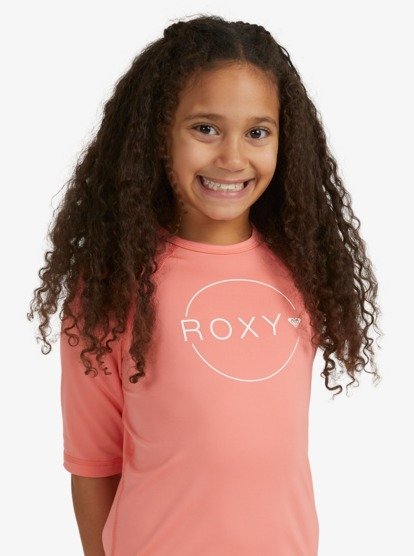 Girls 8-16 Beach Classics Short Sleeve Rash Vest | Roxy