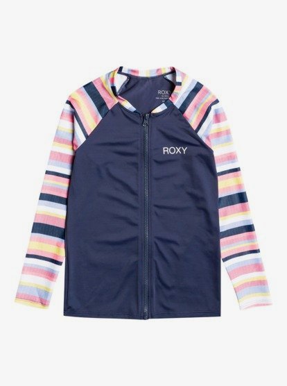 0 Girls 8-16 Lovely Shine Long Sleeve UPF 50 Rash Vest Pink ERGWR03263 Roxy