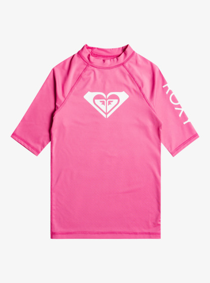0 Wholehearted - Lycra manches courtes pour Fille 8-16 ans Rose ERGWR03283 Roxy