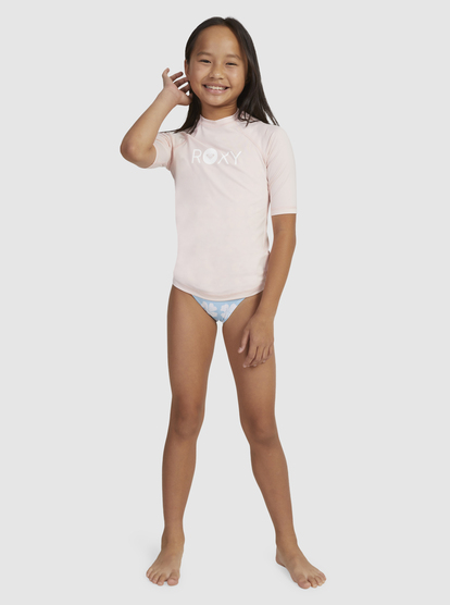 Girls rash guard 2025 short sleeve