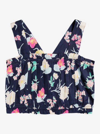 0 Girl's 4-16 Dancing In The Wind Cropped Tank Top Blue ERGWT03096 Roxy