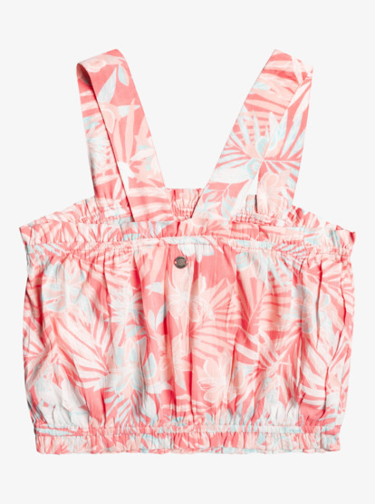 4 Girl's 4-16 Dancing In The Wind Crop Tank Top Pink ERGWT03100 Roxy
