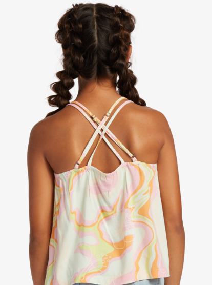 11 Good Influence - Vest Top for Girls 4-16 Vert ERGWT03113 Roxy