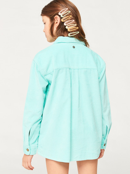 5 Girl's 4-16 Let You Know Corduroy Tank Blue ERGWT03126 Roxy