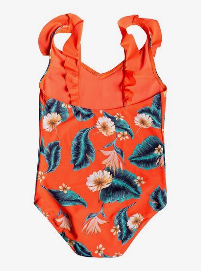 Girl S 7 14 Seaside Lover One Piece Swimsuit Ergx Roxy