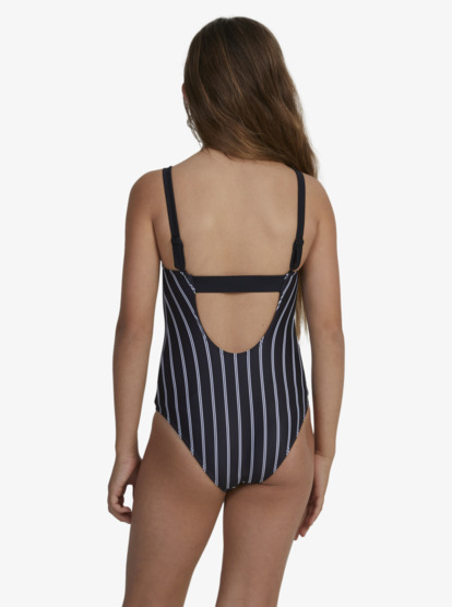 1 Girls 6-16 Swim For Good Time One-Piece Swimsuit Black ERGX103142 Roxy