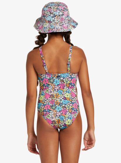 3 Girl's 7-16 Daisy Mood One-Piece Swimsuit  ERGX103159 Roxy