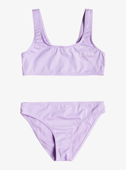 0 Swim For Days - Ensemble de bikini Bralette pour Filles 6-16 ans Violet ERGX203476 Roxy