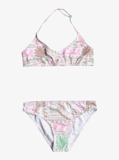 Totally Iconic - Triangle Two-Piece Bikini Set for Girls 6-16 | Roxy