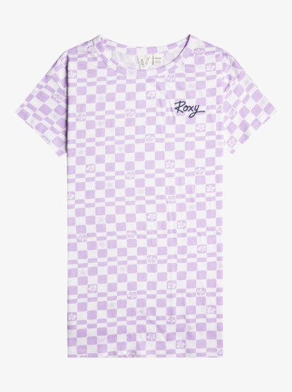 8 Ride In Paradise - Vestido de Manga Corta para Niñas 6-16 Rosa ERGX603039 Roxy