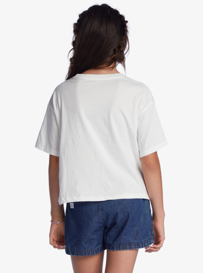 6 Girl's 4-16 Sun For All Seasons T-Shirt White ERGZT03913 Roxy