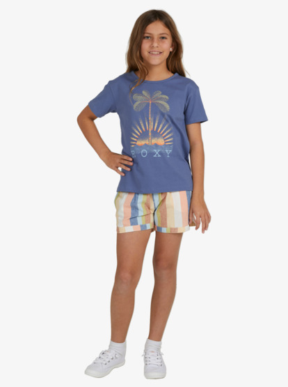 3 Girl's 4-16 What I Like A Screen Tee Blue ERGZT03930 Roxy
