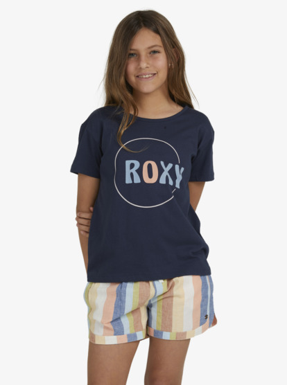 0 Girls 4-16 Day And Night T-Shirt Blue ERGZT03935 Roxy