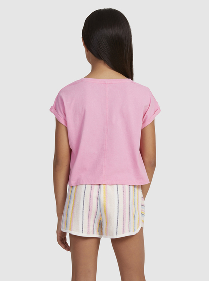 2 Girls 4-16 Bb Good T-Shirt Pink ERGZT04005 Roxy