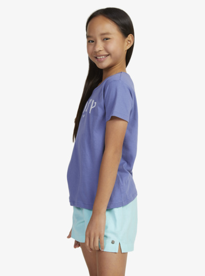 3 Girls 4-16 Day And Night Relaxed T-Shirt Blue ERGZT04026 Roxy