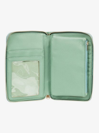 Zip-Around Long Wallet - Green