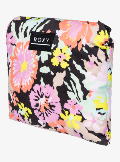 2 Womens Confetti Beach Poncho Towel Black ERJAA04237 Roxy