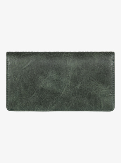3 Womens Crazy Wave Bi-Fold Wallet Green ERJAA04243 Roxy