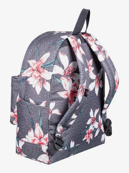 Grey roxy deals backpack