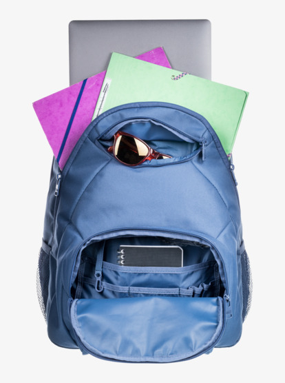 2 Shadow Swell Logo 24L Backpack Blue ERJBP04562 Roxy