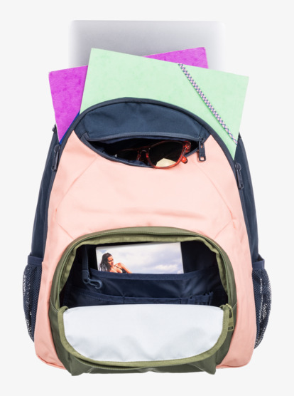3 Shadow Swell Medium Backpack Blue ERJBP04613 Roxy