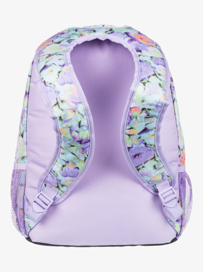 2 Womens Shadow Swell Printed 24L Medium Backpack Purple ERJBP04662 Roxy