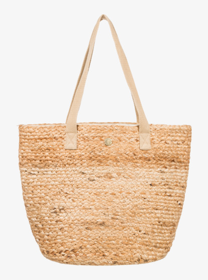 6 Womens Ritual Kiss Beach Tote Bag Yellow ERJBP04731 Roxy
