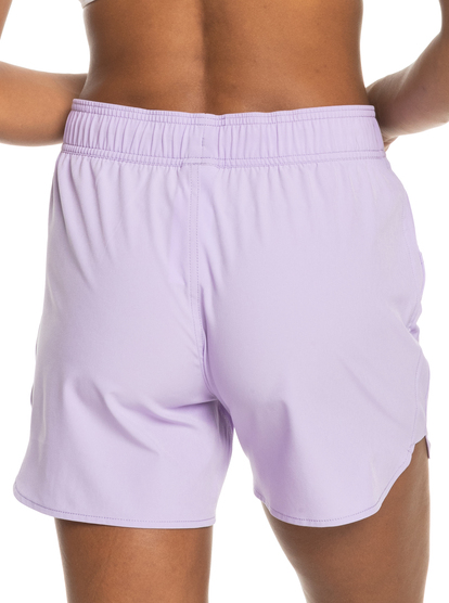 Purple swim deals shorts womens