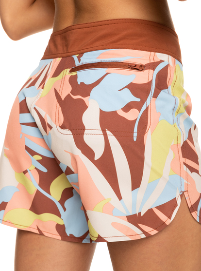 5 Novelty Zip-Pocket 5" Boardshorts Brown ERJBS03225 Roxy