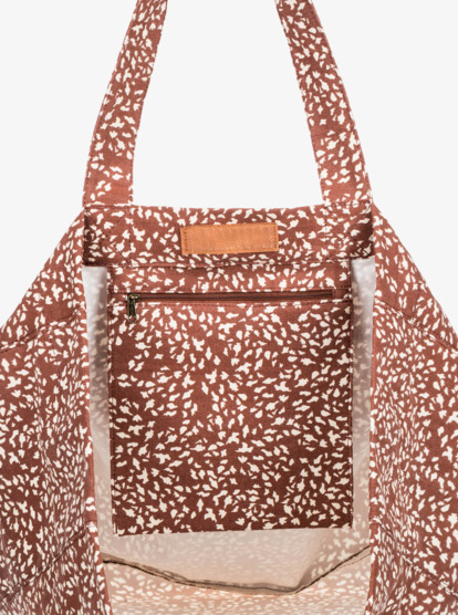 3 Anti Bad Vibes 24L Tote Bag Brown ERJBT03314 Roxy