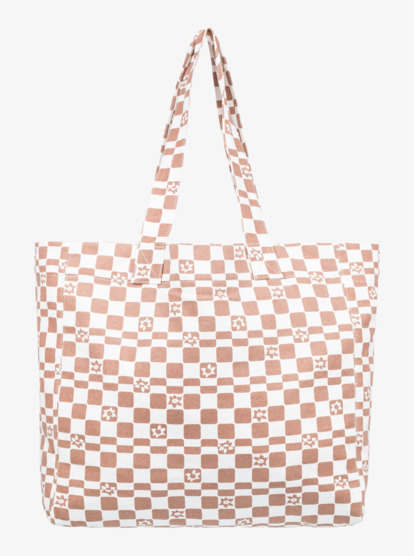4 Anti Bad Vibes Printed - Bolsa de tela grande para Unisex Marron ERJBT03326 Roxy