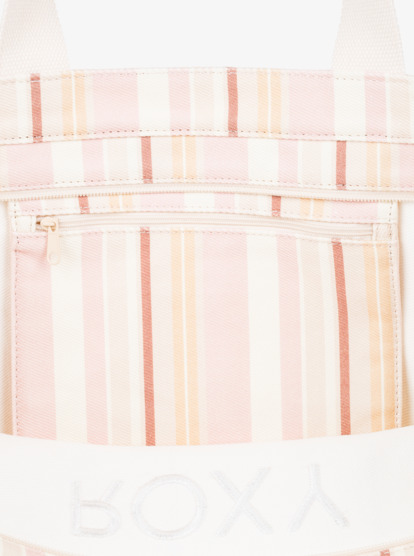 8 Womens Stripey Beach Tote Bag Brown ERJBT03357 Roxy