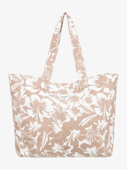 3 Womens Anti Bad Vibes Tote Bag Brown ERJBT03358 Roxy