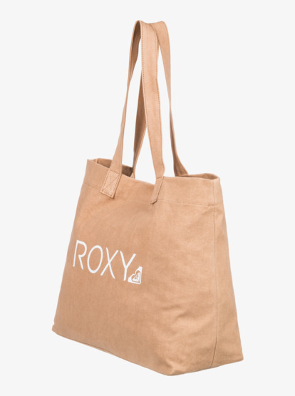 4 Womens Go For It Tote Bag Brown ERJBT03359 Roxy
