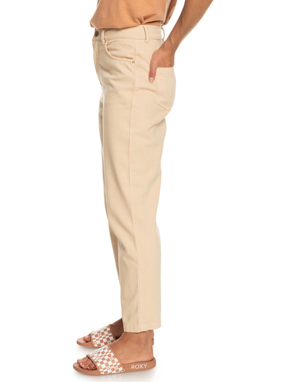 1 Womens Every Place Straight Fit Jeans Beige ERJDP03286 Roxy