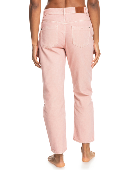 13 Fresh Way Color Mid - Jeans mit Straight Fit für Frauen Orange ERJDP03292 Roxy