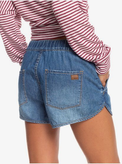 soft denim shorts womens