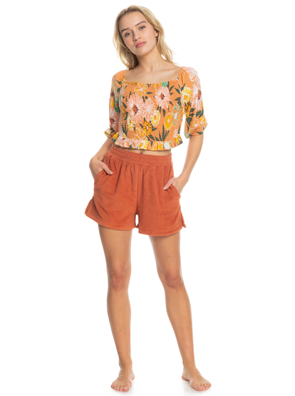 Womens Threes Company Sweat Shorts | Roxy