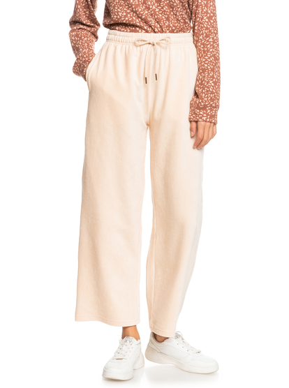 2 Escape Plan High-Waisted Sweatpants Beige ERJFB03355 Roxy