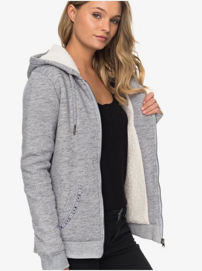 roxy trippin sherpa hoodie