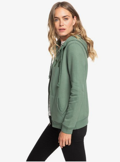 khaki zip up hoodie womens