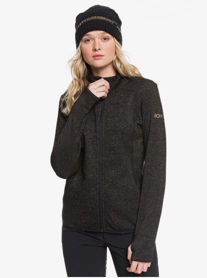 ROXY Girls Little Harmony Zip-up Fleece Sweatshirt